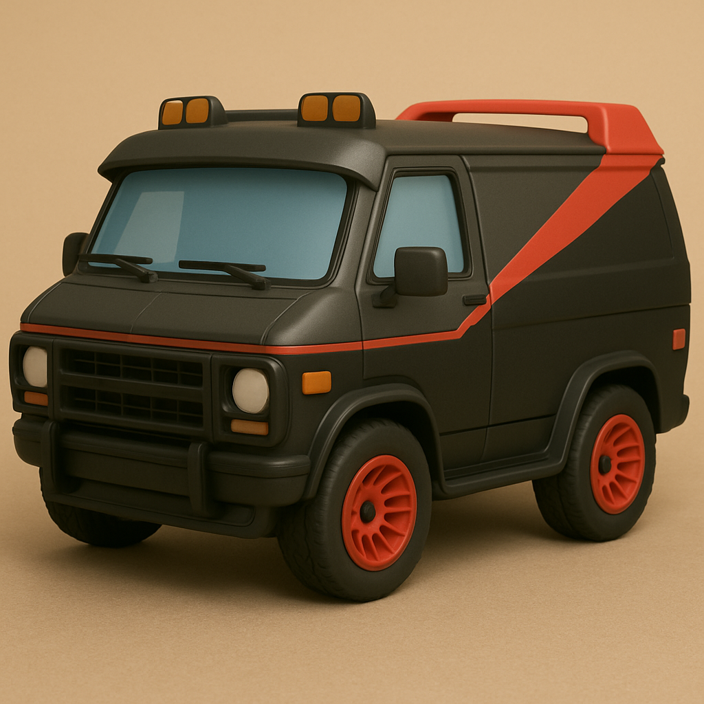 Furgoneta del Equipo A estilo Q Posket (The A-Team / Brigada A)