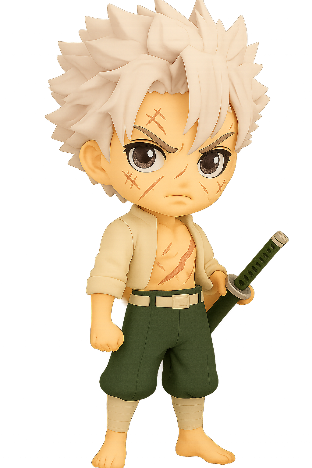 Sanemi Shinazugawa - Pilier du Vent - Kimetsu no Yaiba QPosket